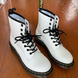 White Doc Martens NWOT
